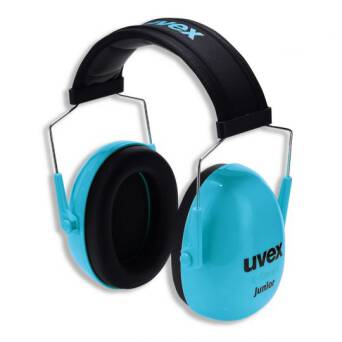 Ochrona uszu UVEX KJunior Blue nauszniki dla perkusisty