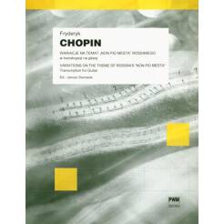 Książka - Wariacje na temat "Non Piu Mesta" Chopin na gitarę