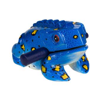 Guiro żabka 11cm AFROTON AFR735B ciemno niebieska