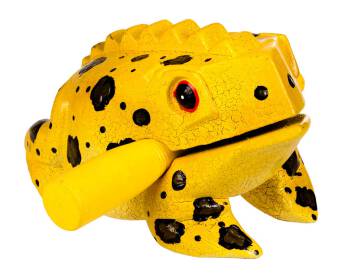 Guiro żabka AFROTON AFR738B 14cm żółty