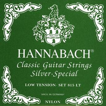 Struny HANNABACH 815 LT do gitary klasycznej