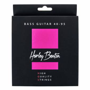 Struny do gitary basowej Harley Benton HQS Bass 40-95 4-strun.
