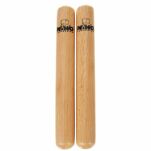 Klawesy Drewniane NINO dla Dzieci NATURAL 15 cm - 2