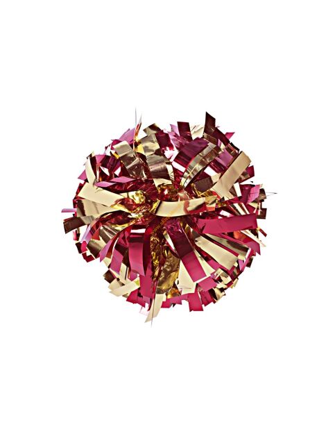 Pompon Metallic MIX GOLD RED złoto-czerwony 45 cm (8