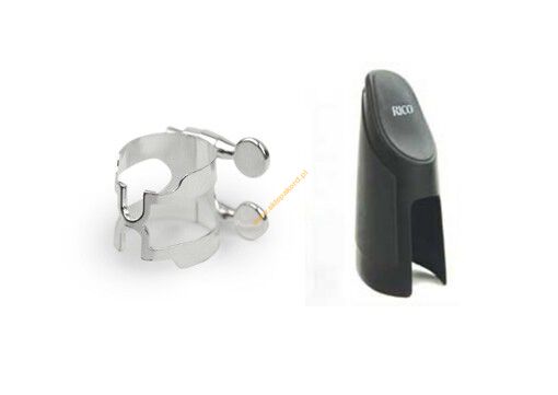 H-Ligatura i Osłonka Eb Clarinet Silver HEC1S