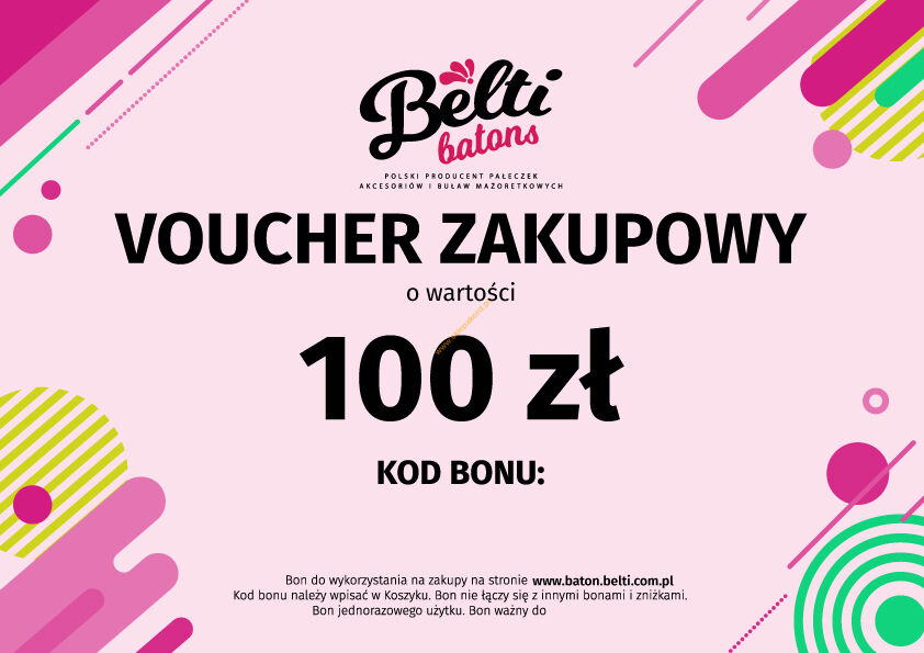 Bon podarunkowy voucher 100 zł WERSJA DRUKOWANA A5