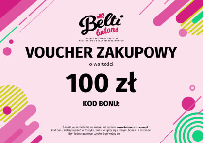 Bon podarunkowy voucher 100 zł WERSJA DRUKOWANA A5