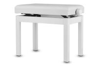 Ława do pianina Student Biały mat Siedzisko białe PURE GEWA - 2