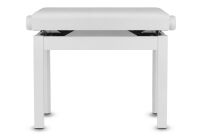 Ława do pianina Student Biały mat Siedzisko białe PURE GEWA - 3