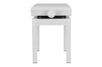 Ława do pianina Student Biały mat Siedzisko białe PURE GEWA - 4