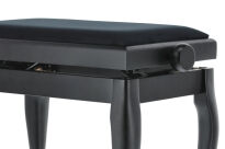 Ława do pianina Deluxe Classic, czarna, matowa GEWA - 3