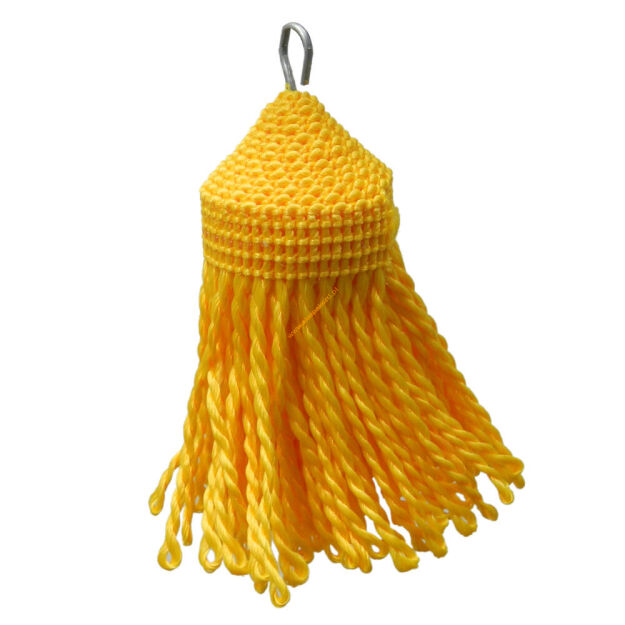 Chwosty pompony ręcznie robione P12 pomarańczowy