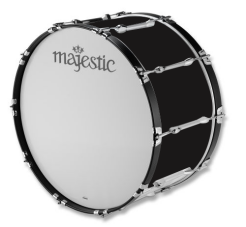 Bęben marszowy basowy Majestic MJEBS2410LW-DK 24''x10'' LightWeight