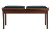 Ława do pianina podwójna Deluxe Double Drzewo orzechowe mat GEWA - 6