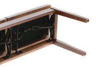 Ława do pianina podwójna Deluxe Double Drzewo orzechowe mat GEWA - 12