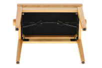 Ława do pianina Deluxe Naturalny matowy Siedzisko czarne GEWA - 2