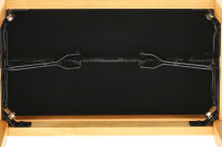 Ława do pianina Deluxe Naturalny matowy Siedzisko czarne GEWA - 4