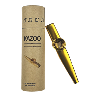 Kazoo metalowe K-1G złoty