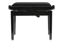 Ława do pianina Deluxe Autolift Czarny wysoki połysk GEWA - 3