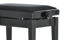 Ława do pianina Deluxe Autolift Czarny wysoki połysk GEWA - 6