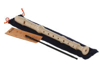 Flet prosty sopranowy Aulos w stroju C Elite barok podwójne - 5