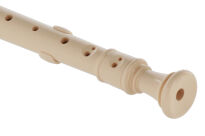 Flet prosty sopranowy Aulos w stroju C Elite barok podwójne - 2