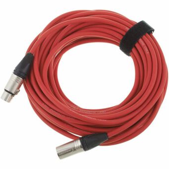 Kabel XLR żeński - XLR męski pro snake 17900 Mic-Cable 15m Red