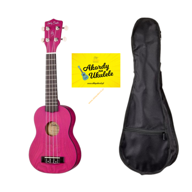 Ukulele Harley Benton UK-12 Stain Ash Purple