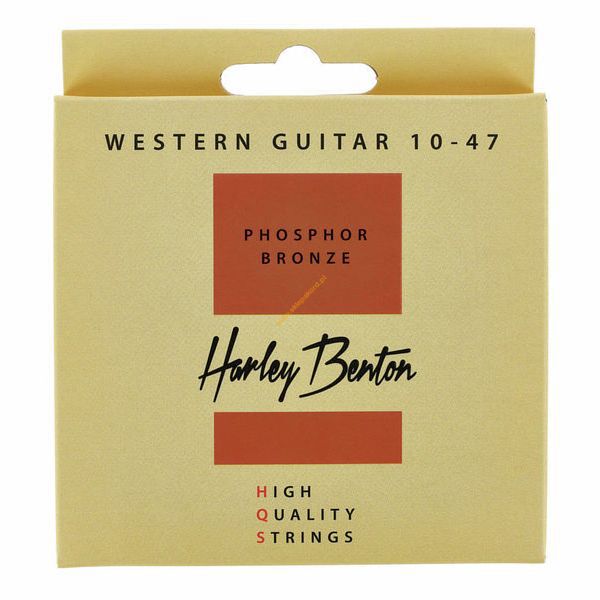 Struny do gitary akustycznej Harley Benton HQS WE 10-47 PB