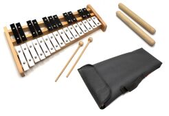 Dzwonki Chromatyczne 27-tonowe cymbałki + POKROWIEC CZARNY + KLAWES