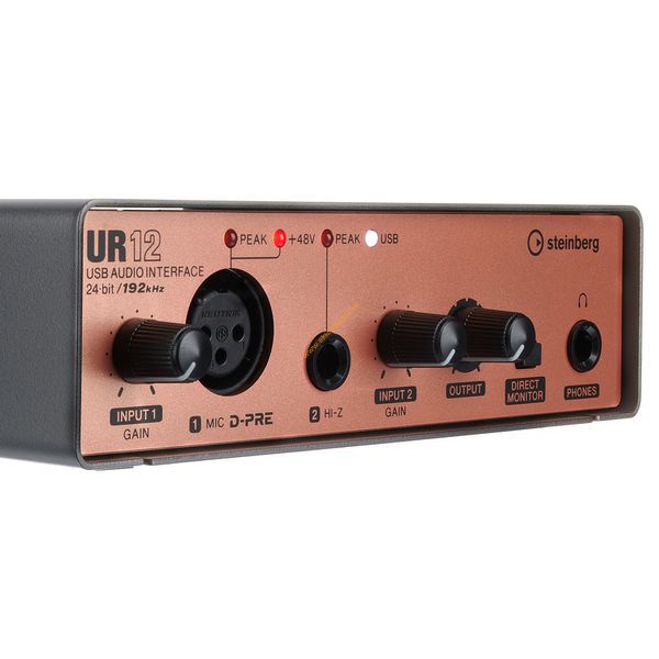 Interfejs audio 2-kanałowy Steinberg UR12 Black