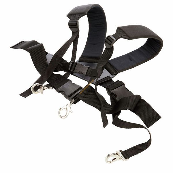 Pasek szelki do noszenia bębna dla dzieci Rudolf Schwarz Strap Children Snare Carabiner