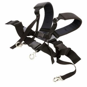 Pasek szelki do noszenia bębna dla dzieci Rudolf Schwarz Strap Children Snare Carabiner