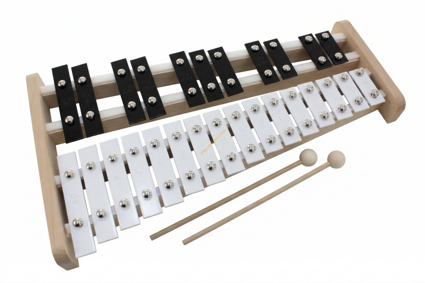 Dzwonki chromatyczne 27-tonowe AKORD cymbałki szkolne