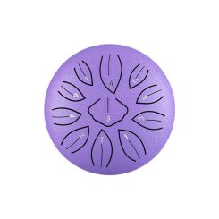 Tongue Drum mini ginkgo biloba drum 6" Hluru-wangyou TWG11-6-lavender