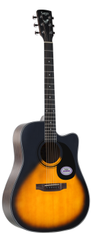 Gitara akustyczna SAGA SF600C SB