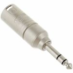 Wtyk XLR M - Jack 6,3 stereo NA3MP - 2