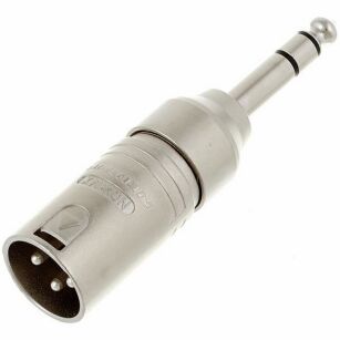 Wtyk XLR M - Jack 6,3 stereo NA3MP