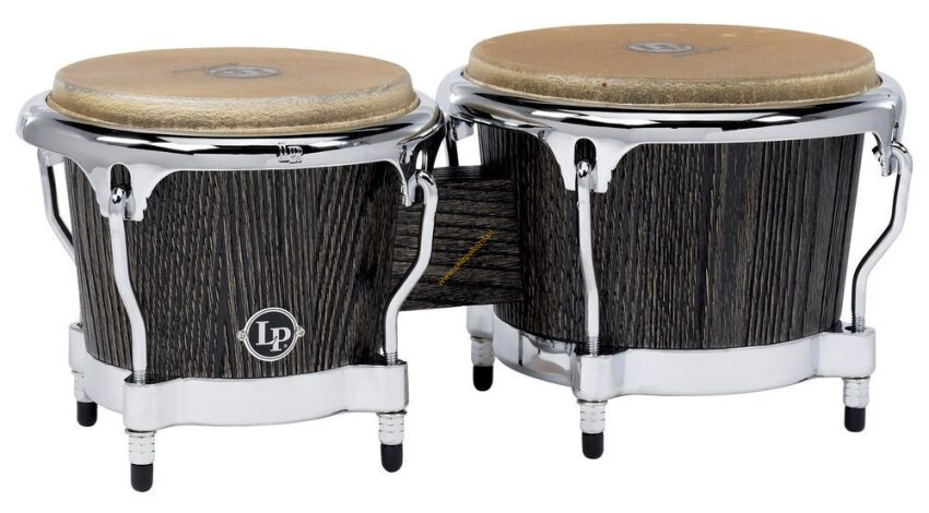 Bongo Uptown Sculpted Ash Ebony Stain LP201SA Latin Percussion