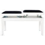 Ława do pianina podwójna Thomann KB-247WHM - 3