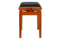 Ława do pianina Deluxe klnowy matowy Siedzisko czarne GEWA - 5