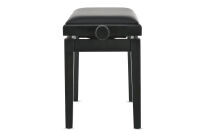 Ława do pianina Deluxe Vinyl Czarny mat Siedzisko czarne GEWA - 4