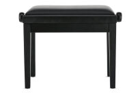 Ława do pianina Deluxe Vinyl Czarny mat Siedzisko czarne GEWA - 9