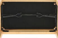 Ława do pianina Deluxe dębowy matowy Siedzisko czarne GEWA - 4