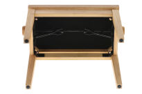 Ława do pianina Deluxe dębowy matowy Siedzisko czarne GEWA - 9