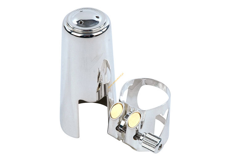 Ligaturka do klarnetu ES srebrzony VANDOREN OPTIMUM MC ochraniacz metalowy