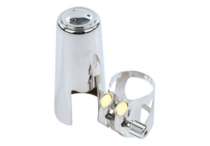 Ligaturka do klarnetu ES srebrzony VANDOREN OPTIMUM MC ochraniacz metalowy