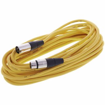 Kabel mikrofonowy the sssnake SM10YE 10m żółty