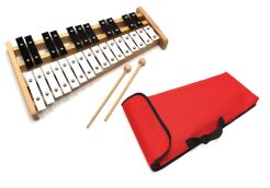 Dzwonki Chromatyczne 27-tonowe cymbałki + POKROWIEC CZERWONY