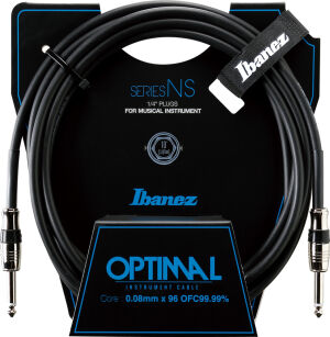 Kabel instrumentalny 2x Jack 6.3mm mono 3,05m IBANEZ NS10